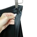 St. John  Caviar Black Silky Wide-Leg Trouser Pants Size 4 Photo 3