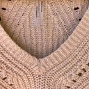 Anthropologie Cream Cropped Sweater Small Photo 1