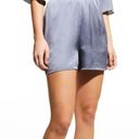 Vince  Silk Pull On Shorts Iris Blue XL Photo 0