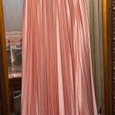 Speechless Pink Silk And Floral Prom Dress Photo 0