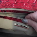 Brahmin  Tia Red Flare Melbourne Tote Crocodile Double Adjustable Strap Photo 11