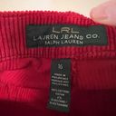 Krass&co Lauren Jeans . Ralph Lauren Red Jeans Pants Corduroy Women Classic Straight 16 Photo 1