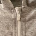 Lululemon Minimal Hoodie Full Zip Jacket Heathered Grey Size 2 Photo 3