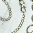 infinity  Sign Symbol Metal Chain Link Belt One Size OS Photo 5