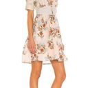 Agua Bendita Menta Sunbaze Beige Floral Dress NWT S Photo 1