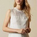 Ted Baker NWT  Adriene Lace-Paneled Top White 2 Photo 0