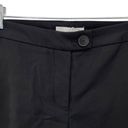 Mango  Womens Trouser Black Cotton Cropped Straight Leg Pants New Photo 5