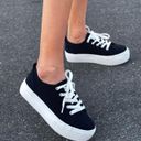 Soda Black Canvas Lace Up Sneaker  Photo 0