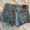 Levi’s 501 cutoff style light blue denim shorts Photo 7