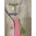 Sigrid Olsen NWT  Silk And Linen Blend Blazer Size 8 Lightweight Summer / Spring Photo 2