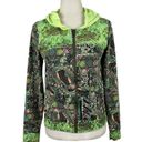 Maaji  Coastal Hills Yoga Athletic Green Zip Up Hoodie Lightweight Jacket Small Photo 2