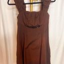 Free People  Bom Bom Island Mini Dress in Chocolate Love Photo 4