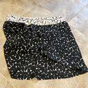 Krass&co NY &  mid rise mini skirt stretchy pull on waist pockets black white XL Photo 2