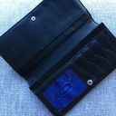 Cole Haan  Black Envelope Wallet Full Bill Size Photo 2