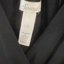 Soma Black Tback smocked Jersey Maxi Dress with pockets Size XS Photo 5