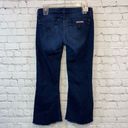 Hudson Jeans Hudson Ferris Flare Dark Denim Distressed Jeans Photo 2