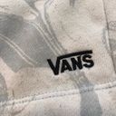 Vans  Marble Cotton Sweat Shorts Light Blue and White Size Medium Photo 2