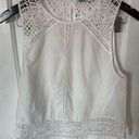 ZARA  white crochet, shirt, size extra small Photo 0