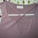 Full Tilt mauve bodysuit criss cross  size S Photo 3