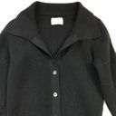 Wilfred Aritzia  Cove Dress Women's S Black Button Up Ribbed Sweater Viscose NEW Photo 4