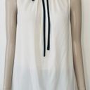 Who What Wear Cream Neck Tie Blouse NWT! Photo 3