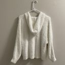 Forever 21 White Fuzzy Jacket Photo 1