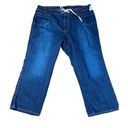 Lane Bryant New Venezia By  Drawstring Waist Blue Jeans Womens Size 24 Petite Photo 1