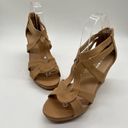 Top Moda  Sandal Womens 8 Tan Lindy Wedeged Strappy Gladiator Sandals Photo 3