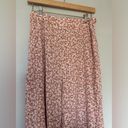 SheIn  Pink and White Floral Print Breezy Pants Size Large Photo 2