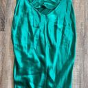 Retrofete Eve Dress in Emerald Green Size Large Maxi Open Back Cowl Neckline Photo 9