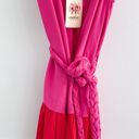 Entro Boutique Colorblock Pink Tie Waist Dress Photo 4