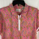 EP Pro  Tour Women’s PGA Pink Paisley Half Zip Golf Shirt Size Extra Large Photo 2