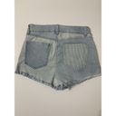 REWASH NWT  The Riley Vintage High Rise Patchwork Denim Shorts Size 5/27 (V20) Photo 2