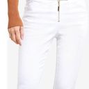 Topshop  Stretch Flare Cropped Jeans White Womens Size 2 Photo 12