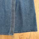 Talbots Vintage  Embroidered Chambray Denim Wrap Maxi Skirt in Blue Size Large Photo 2