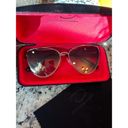 Oscar de la Renta  Gold Cat Eye Aviator Sunglasses Jordana Photo 11