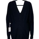 Good American NWT  Cardigan Sweater Size 3/4 L XL Ribbed Knit Black Photo 2