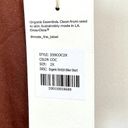 Mate the Label NWT  Chocolate Brown Organic Stretch Biker Short - Size 2X Photo 2