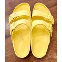 Birkenstock Fair/good used  Yellow Eva Arizona Sandals Euro 39 US Women 8 Photo 2