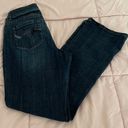 Lee Slender Secret Lower On The Waist Bootcut Embroidered Dark Blue Jeans, size 12 Photo 7