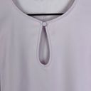 J.Crew ‎ Women's Crepe Satin Balloon Sleeve Keyhole Blouse Size XSP Lavender Photo 4