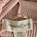 Treasure & Bond  pink hooded pullover Photo 5