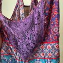 In Bloom  multi colored hippie tank top size small ☮️ Photo 2