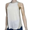 Sweaty Betty  Women’s Size M White Heather Gray Reflective Sleeveless Tank Top Photo 1