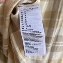 American Eagle Tan Relaxed Button-up Plaid Flannel Shirt - Women’s Size Medium Photo 3