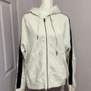 Spiritual Gangster  Everyday Stripe Zip Hoodie Birch Ivory 100% Cotton NWOT Photo 1