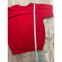 Hanes Sport Red Crewneck Sweatshirt Large Photo 3