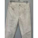 Joe’s Jeans Joe's Jeans Women's Cream/Beige The Charlie High Rise Skinny Crop Snake Print 27 Photo 2