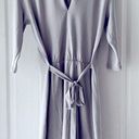 Patagonia Organic Cotton Gray V Neck Dress w/ pockets!Sm 3/4 length… Photo 1