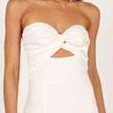 Petal and Pup  Rosetta White Strapless Cut Out Midi Dress 4 Photo 3